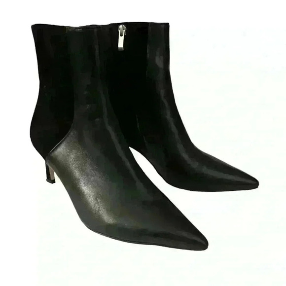 27 EDIT Naturalizer Florentine Bootie in Black Leather NEW with flaw - Picture 5 of 10